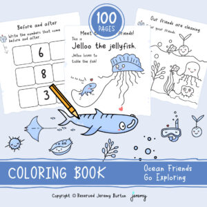 Ocean Friends Go Exploring A4